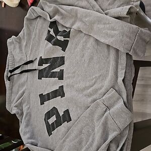 Victoria Secret pink cropped sweater